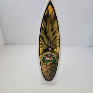 Vintage Dole Wahiawa Town Hawaii surf clock